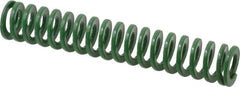 Dayton Lamina - 5/8" Hole Diam, 11/32" Rod Diam, 3-1/2" Free Length, Green Die Spring - 5.3 Lb Max Deflection, 1.4" Max Deflection, Light Duty, Chromium Vanadium Steel - Caliber Tooling