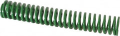 Dayton Lamina - 3/4" Hole Diam, 3/8" Rod Diam, 4-1/2" Free Length, Green Die Spring - 6 Lb Max Deflection, 1.8" Max Deflection, Light Duty, Chromium Vanadium Steel - Caliber Tooling