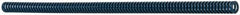 Dayton Lamina - 1/2" Hole Diam, 9/32" Rod Diam, 12" Free Length, Blue Die Spring - 1.24 Lb Max Deflection, 4.5" Max Deflection, Medium Duty, Chromium Vanadium Steel - Caliber Tooling