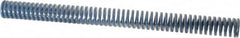 Dayton Lamina - 1" Hole Diam, 1/2" Rod Diam, 12" Free Length, Blue Die Spring - 6 Lb Max Deflection, 4.5" Max Deflection, Medium Duty, Chromium Vanadium Steel - Caliber Tooling