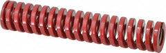 Dayton Lamina - 1" Hole Diam, 1/2" Rod Diam, 5" Free Length, Red Die Spring - 33.1 Lb Max Deflection, 1.5" Max Deflection, Heavy Duty, Chromium Vanadium Steel - Caliber Tooling