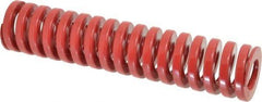 Dayton Lamina - 1-1/2" Hole Diam, 3/4" Rod Diam, 7" Free Length, Red Die Spring - 50.3 Lb Max Deflection, 2.1" Max Deflection, Heavy Duty, Chromium Vanadium Steel - Caliber Tooling