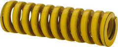 Dayton Lamina - 5/8" Hole Diam, 11/32" Rod Diam, 2" Free Length, Yellow Die Spring - 31.7 Lb Max Deflection, 0.5" Max Deflection, Extra Heavy Duty, Chromium Vanadium Steel - Caliber Tooling