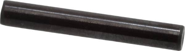 Holo-Krome - 1/8" Diam x 7/8" Pin Length Grade 8 Alloy Steel Standard Dowel Pin - Black Luster Finish, C 47-58 & C 60 (Surface) Hardness, 1 Beveled & 1 Rounded End - Caliber Tooling