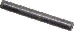 Holo-Krome - 1/8" Diam x 1" Pin Length Grade 8 Alloy Steel Standard Dowel Pin - Black Luster Finish, C 47-58 & C 60 (Surface) Hardness, 1 Beveled & 1 Rounded End - Caliber Tooling