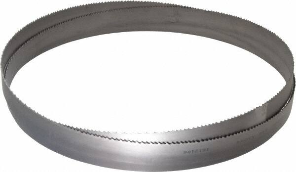 Lenox - 5 to 8 TPI, 10' 10-1/2" Long x 1" Wide x 0.035" Thick, Welded Band Saw Blade - Bi-Metal, Toothed Edge, Raker Tooth Set, Flexible Back - Caliber Tooling