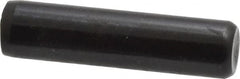 Holo-Krome - 3/8" Diam x 1-1/2" Pin Length Grade 8 Alloy Steel Standard Dowel Pin - Black Luster Finish, C 47-58 & C 60 (Surface) Hardness, 1 Beveled & 1 Rounded End - Caliber Tooling