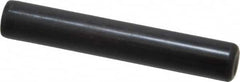 Holo-Krome - 1/2" Diam x 3" Pin Length Grade 8 Alloy Steel Standard Dowel Pin - Black Luster Finish, C 47-58 & C 60 (Surface) Hardness, 1 Beveled & 1 Rounded End - Caliber Tooling