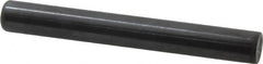 Holo-Krome - 1/2" Diam x 4" Pin Length Grade 8 Alloy Steel Standard Dowel Pin - Black Luster Finish, C 47-58 & C 60 (Surface) Hardness, 1 Beveled & 1 Rounded End - Caliber Tooling