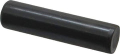 Holo-Krome - 5/8" Diam x 2-1/2" Pin Length Grade 8 Alloy Steel Standard Dowel Pin - Black Luster Finish, C 47-58 & C 60 (Surface) Hardness, 1 Beveled & 1 Rounded End - Caliber Tooling