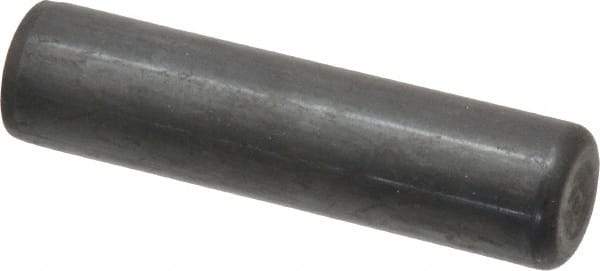 Holo-Krome - 3/4" Diam x 3" Pin Length Grade 8 Alloy Steel Standard Dowel Pin - Black Luster Finish, C 47-58 & C 60 (Surface) Hardness, 1 Beveled & 1 Rounded End - Caliber Tooling