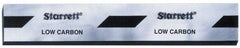 Starrett - 24 x 6 x 5/32 Inch, AISI Type C1018, Low Carbon Steel Flat Stock - + 0.625 Inch Long Tolerance, + 0.000-0.005 Inch Wide Tolerance, +/- 0.001 Inch Thickness and Square Tolerance - Caliber Tooling