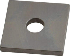 Mitutoyo - 0.115" Square Steel Gage Block - Accuracy Grade 0, Includes Certificate of Inspection - Caliber Tooling