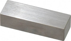 Mitutoyo - 0.45" Rectangular Steel Gage Block - Accuracy Grade AS-1, Includes Certificate of Inspection - Caliber Tooling