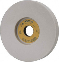 Norton - 7" Diam x 1-1/4" Hole x 1" Thick, J Hardness, 60 Grit Surface Grinding Wheel - Aluminum Oxide, Type 5, Medium Grade, 3,600 Max RPM, Vitrified Bond, One-Side Recess - Caliber Tooling