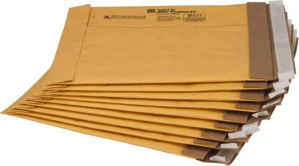 Made in USA - 12" Long x 8-1/2" Wide Peel-Off Self-Seal Jiffy Padded Mailer - Caliber Tooling