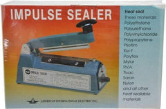 Value Collection - 4" Max Seal, 4 mil Thick, Table Top Thermal Impulse Sealer - 160 Watts - Caliber Tooling