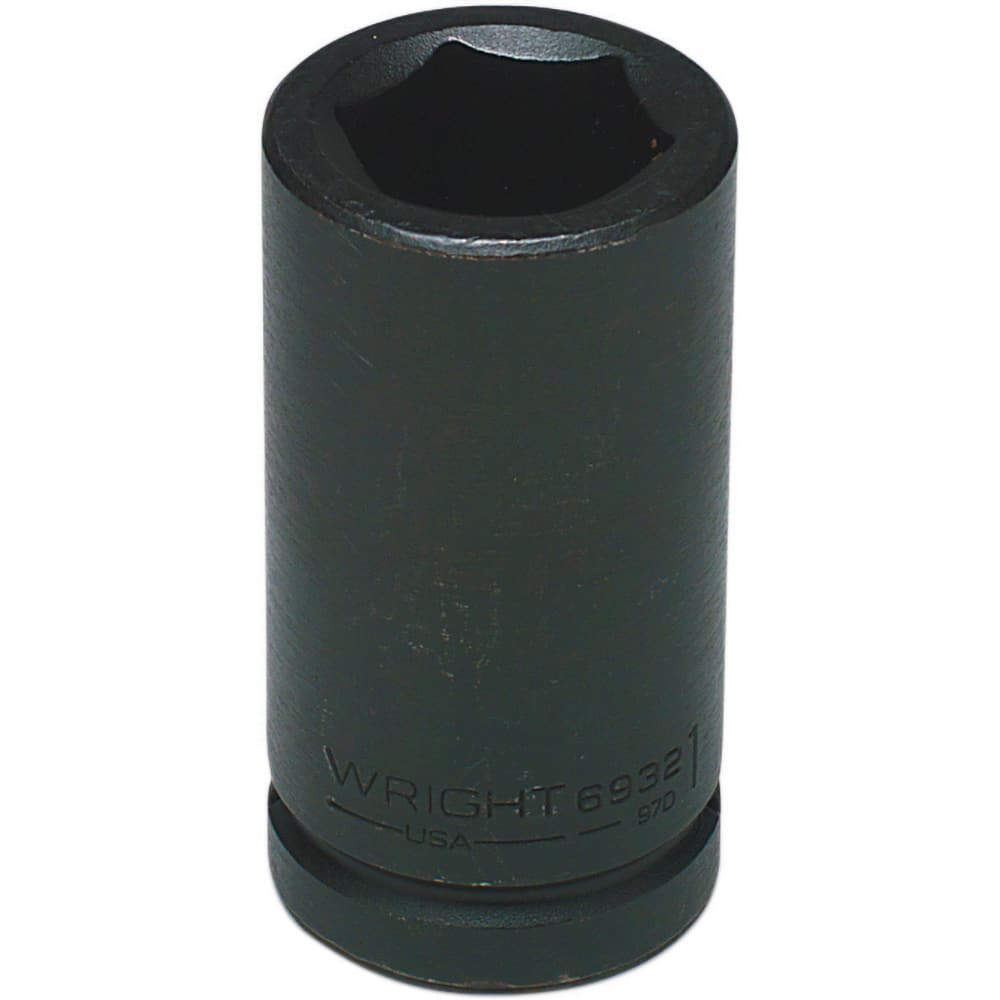 Wright Tool & Forge - Impact Sockets; Drive Size: 3/4 ; Size (Inch): 1-1/8 ; Type: Deep ; Style: Impact Socket ; Style: Impact Socket ; Style: Impact Socket - Exact Industrial Supply