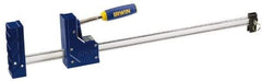 Irwin - 48" Capacity, 3-3/4" Throat Depth Bar Clamp - 1,150 Lb Clamping Pressure, 55" Max Spread - Caliber Tooling