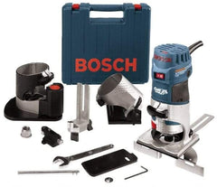 Bosch - Router Kits Router Type: Palm Grip Speed (RPM): 16000-35000 - Caliber Tooling