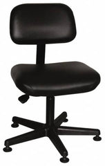 Bevco - Pneumatic Height Adjustable Chair - Vinyl Seat, Black - Caliber Tooling