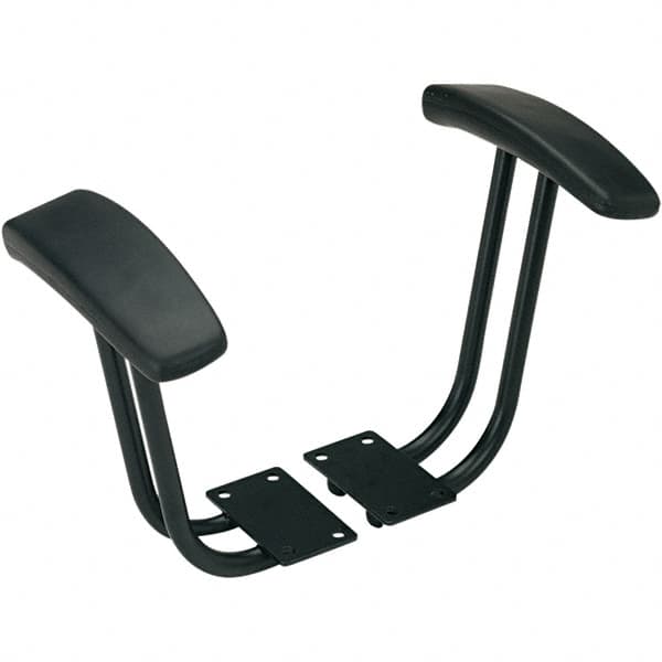 ALERA - Black Fixed Arm Kit - For Alera Interval, Essentia Series Chairs & Stools - Caliber Tooling