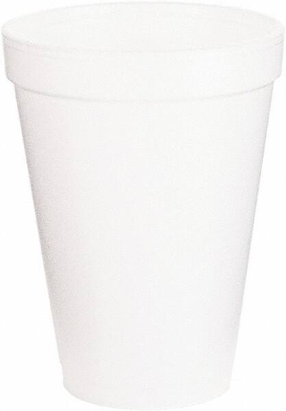 DART - Foam Drink Cups, 12 oz, 1000/Carton - White - Caliber Tooling