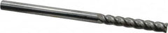 Accupro - 3/16", 4 Flute, Single End, Solid Carbide, 0.02" Corner Radius End Mill - 3" OAL, 40° Helix, Right Hand Flute, 1-1/8" LOC, Right Hand Cut - Caliber Tooling