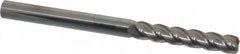 Accupro - 5/16", 4 Flute, Single End, Solid Carbide, 0.06" Corner Radius End Mill - 4" OAL, 40° Helix, Right Hand Flute, 1-5/8" LOC, Right Hand Cut - Caliber Tooling