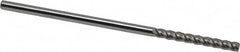 Accupro - 1/8", 4 Flute, Single End, Solid Carbide, 0.02" Corner Radius End Mill - 3" OAL, 40° Helix, Right Hand Flute, 1" LOC, Right Hand Cut - Caliber Tooling