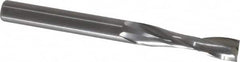 Onsrud - 3/8" Cutting Diam x 1-1/2" Length of Cut, 2 Flute, Upcut Spiral Router Bit - Uncoated, Right Hand Cut, Solid Carbide, 4" OAL x 3/8" Shank Diam, Double Edge, 22° Helix Angle - Caliber Tooling