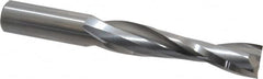 Onsrud - 1/2" Cutting Diam x 2-1/8" Length of Cut, 2 Flute, Upcut Spiral Router Bit - Uncoated, Right Hand Cut, Solid Carbide, 4" OAL x 1/2" Shank Diam, Double Edge, 22° Helix Angle - Caliber Tooling