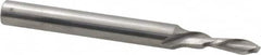 Onsrud - 5/32" Cutting Diam x 1/2" Length of Cut, 2 Flute, Downcut Spiral Router Bit - Uncoated, Right Hand Cut, Solid Carbide, 2-1/2" OAL x 1/4" Shank Diam, Double Edge, 30° Helix Angle - Caliber Tooling