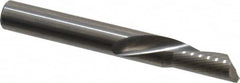 Onsrud - 3/8" Cutting Diam x 3/4" Length of Cut, 1 Flute, Downcut Spiral Router Bit - Uncoated, Right Hand Cut, Solid Carbide, 3" OAL x 3/8" Shank Diam, Single Edge, 22° Helix Angle - Caliber Tooling