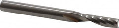 Onsrud - 7/32" Cutting Diam x 3/4" Length of Cut, 1 Flute, Upcut Spiral Router Bit - Uncoated, Right Hand Cut, Solid Carbide, 2-1/2" OAL x 1/4" Shank Diam, Single Edge, 21° Helix Angle - Caliber Tooling