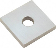 Mitutoyo - 0.142" Square Steel Gage Block - Accuracy Grade 0, Includes Certificate of Inspection - Caliber Tooling