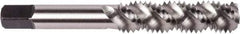 Union Butterfield - M8x1.25 Metric Coarse 3 Flute 6H Bottoming Spiral Flute Tap - High Speed Steel, Bright Finish, 2-23/32" OAL, Right Hand Flute, Right Hand Thread, D5, Series 1788M - Caliber Tooling