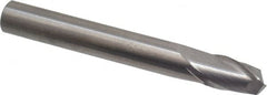 Onsrud - 1/4" Cutting Diam x 3/8" Length of Cut, 2 Flute, Upcut Spiral Router Bit - Uncoated, Right Hand Cut, Solid Carbide, 2" OAL x 1/4" Shank Diam, Bottom-Surfacing, 30° Helix Angle - Caliber Tooling