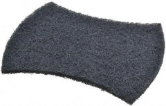 3M - 5-1/2" Long x 3.9" Wide x 3/8" Thick Scouring Pad - Heavy-Duty, Blue - Caliber Tooling