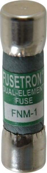 Cooper Bussmann - 250 VAC, 1 Amp, Time Delay General Purpose Fuse - Fuse Holder Mount, 1-1/2" OAL, 10 at 125 V kA Rating, 13/32" Diam - Caliber Tooling