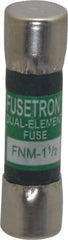 Cooper Bussmann - 250 VAC, 1.5 Amp, Time Delay General Purpose Fuse - Fuse Holder Mount, 1-1/2" OAL, 10 at 125 V kA Rating, 13/32" Diam - Caliber Tooling