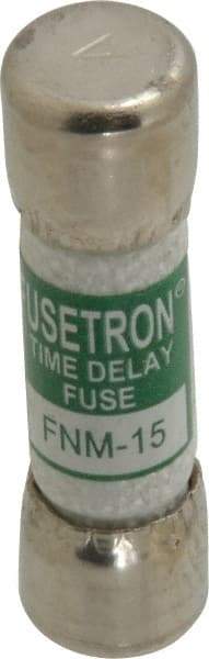 Cooper Bussmann - 250 VAC, 15 Amp, Time Delay General Purpose Fuse - Fuse Holder Mount, 1-1/2" OAL, 10 at AC kA Rating, 13/32" Diam - Caliber Tooling