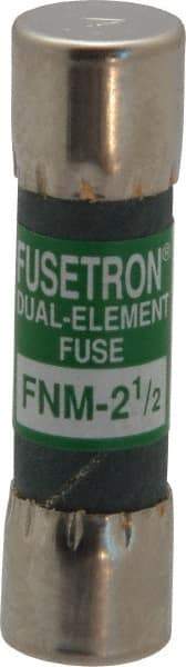 Cooper Bussmann - 250 VAC, 2.5 Amp, Time Delay General Purpose Fuse - Fuse Holder Mount, 1-1/2" OAL, 10 at 125 V kA Rating, 13/32" Diam - Caliber Tooling