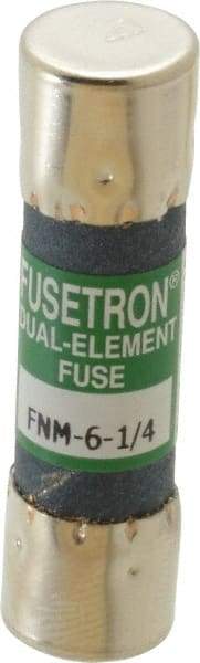 Cooper Bussmann - 250 VAC, 6.25 Amp, Time Delay General Purpose Fuse - Fuse Holder Mount, 1-1/2" OAL, 10 at 125 V kA Rating, 13/32" Diam - Caliber Tooling