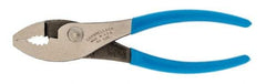 Channellock - 6" OAL, 31/32" Jaw Length, 1-9/32" Jaw Width, Slip Joint Pliers - Regular Nose Head, Standard Tool, Wire Cutting Shear - Caliber Tooling