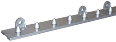 Aleco - 2Ft. Long Polymer Compound Boltless Dock Strip Door Mounting Hardware - For Use with Vinyl Strip Material Up to 12 Inches Wide - Caliber Tooling