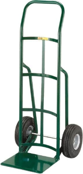 Little Giant - 800 Lb Capacity 47" OAH Hand Truck - 12 x 14" Base Plate, Continuous Handle, Steel, Full Pneumatic Wheels - Caliber Tooling