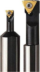 Seco - Internal Thread, Left Hand Cut, 20mm Shank Width x 18mm Shank Height Indexable Threading Toolholder - 180mm OAL, 22NL Insert Compatibility, SN Toolholder, Series Snap Tap - Caliber Tooling