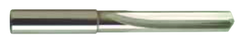 8.7mm Dia. - Carbide Straight Flute 4XD Drill-120Â° Point-Coolant-Bright - Caliber Tooling