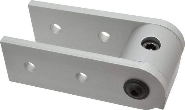 80/20 Inc. - 3" High, Open Shelving 90° 3" Arm Pivot - Aluminum, Use with Series 15 & Bolt Kit 3320 or 3325 - Caliber Tooling